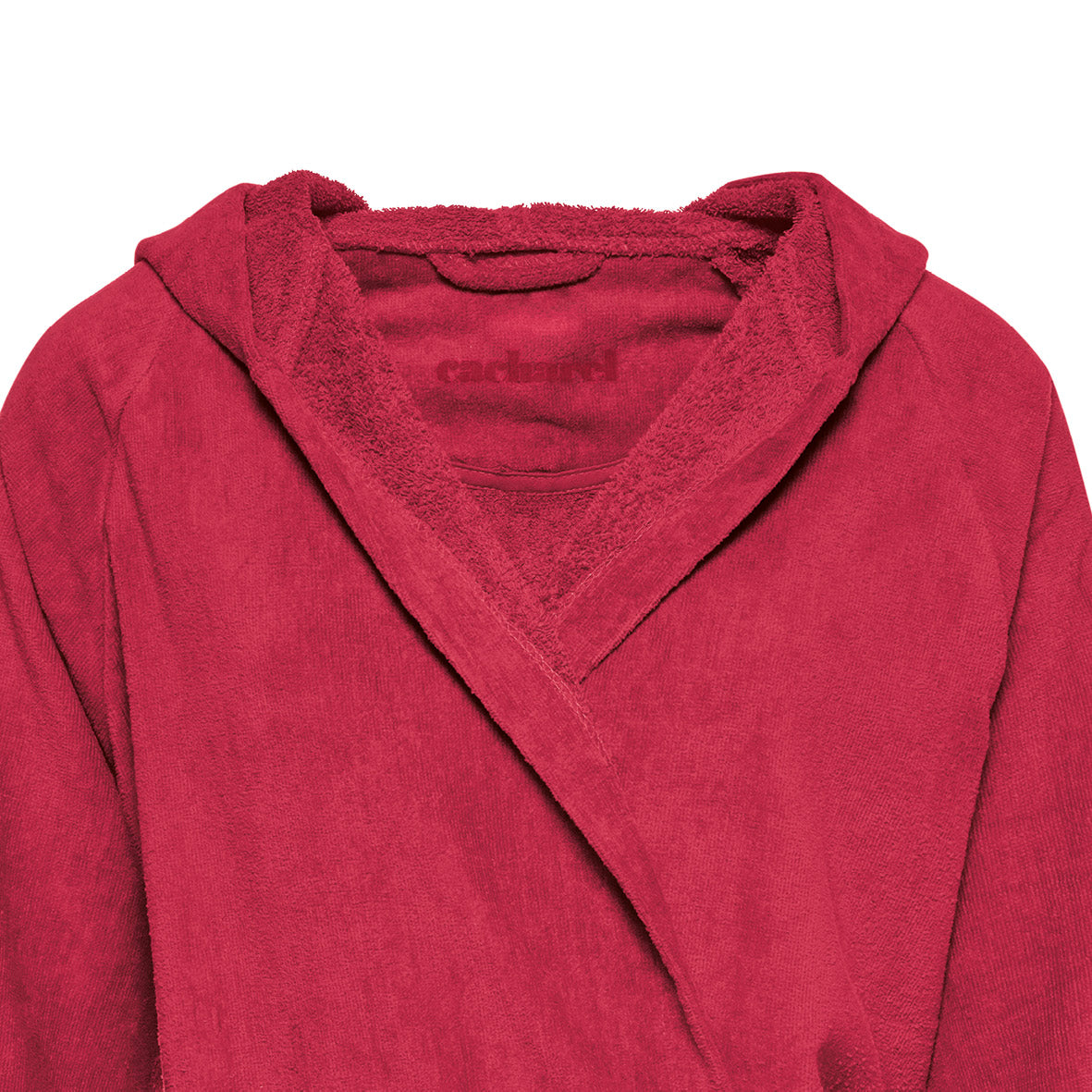 Hooded bathrobe - Burgundy