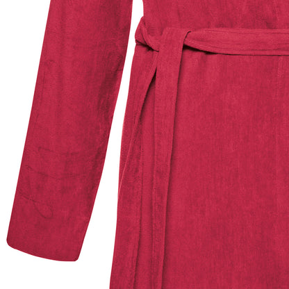 Hooded bathrobe - Burgundy