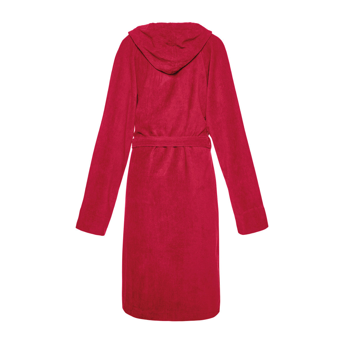 Hooded bathrobe - Burgundy