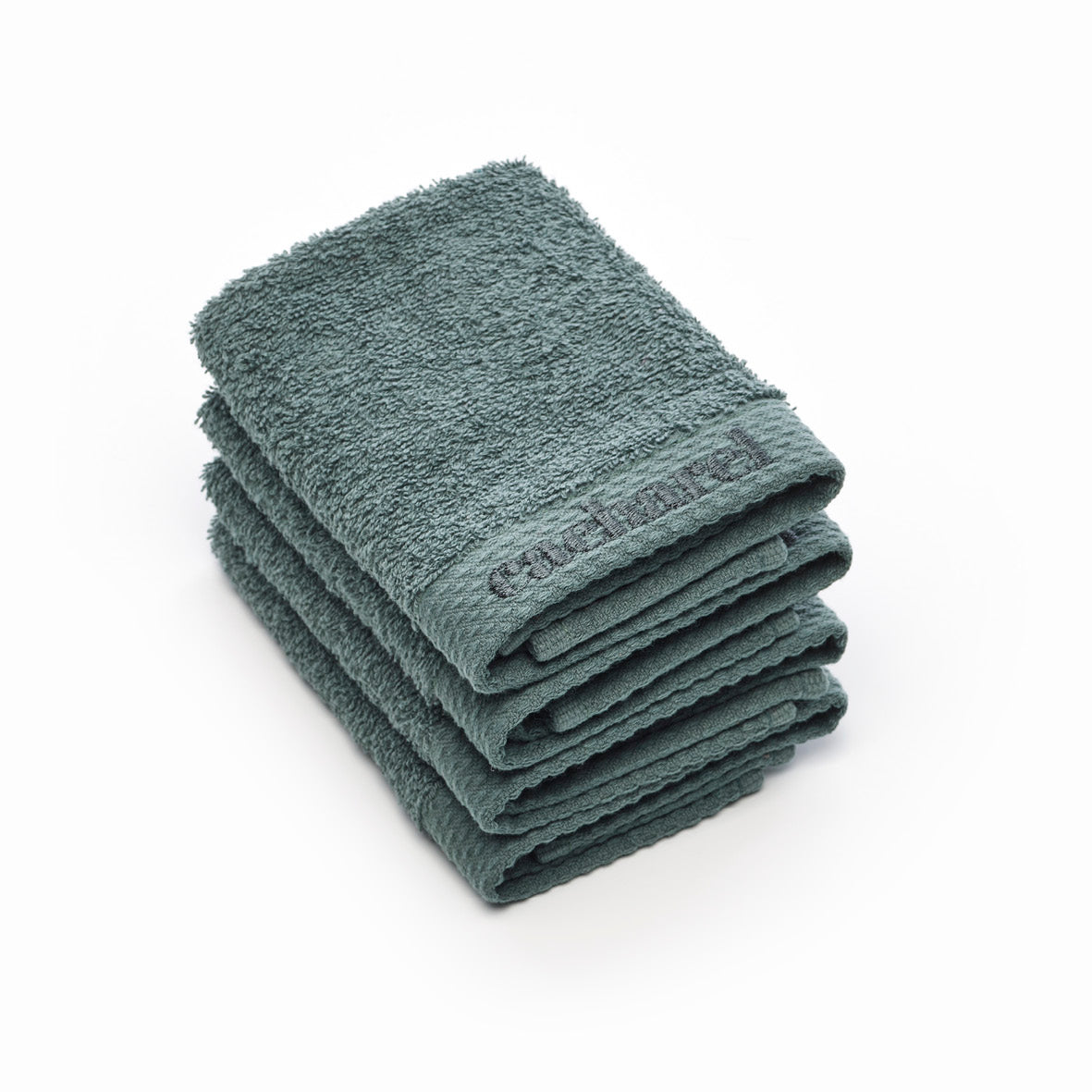 4 guest towels - 30 x 30 cm Sage green