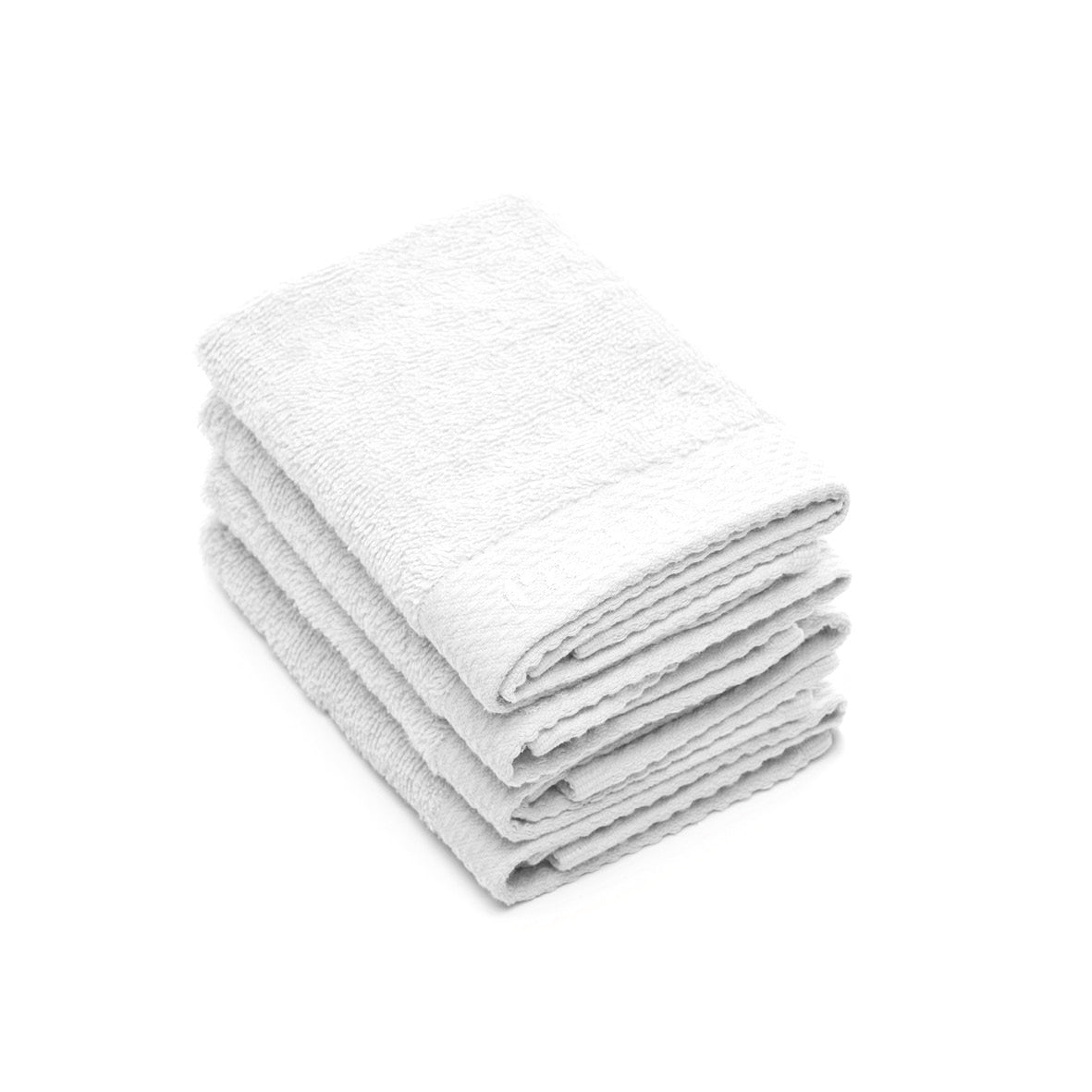 4 guest towels - 30 x 30 cm White