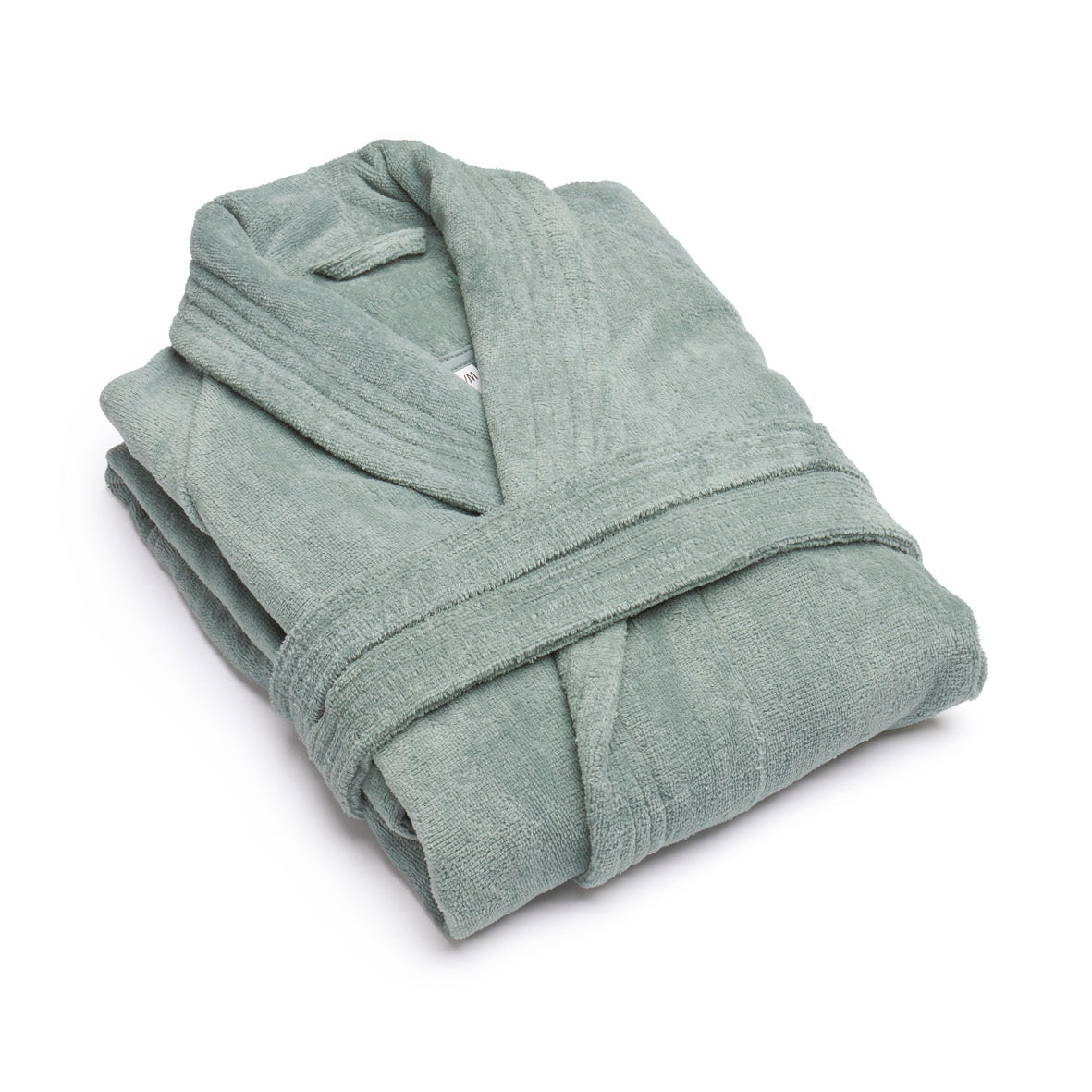 Bathrobe with shawl collar - Green M