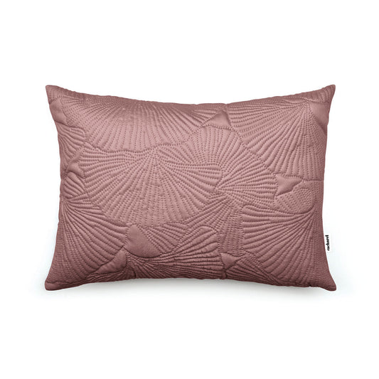 Cushion cover embossed flower Old pink - 30 x 50 cm