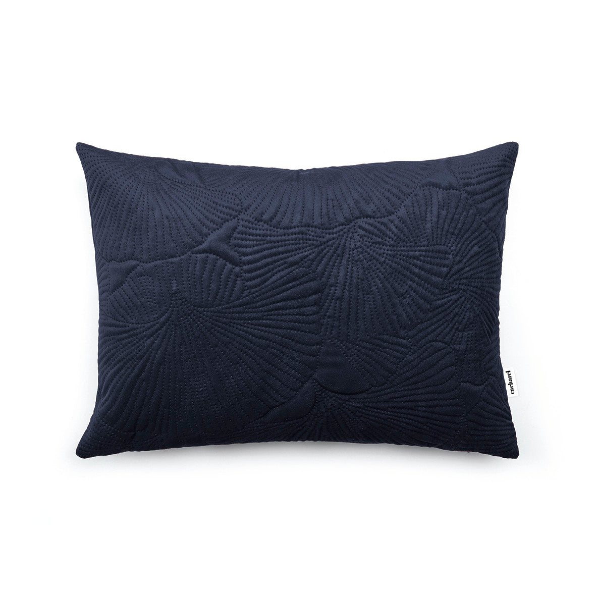 Cushion cover embossed flower Dark blue - 30 x 50 cm