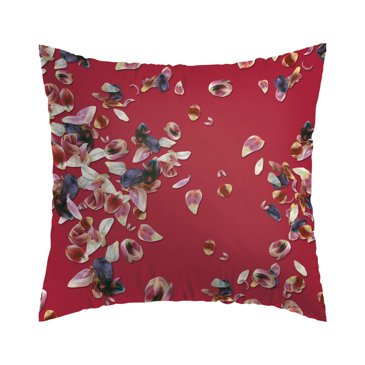 Pillowcase cotton satin - Aurore Red