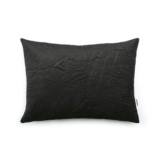 Cushion embossed flower Anthracite - 45 x 45 cm 30 x 50 cm