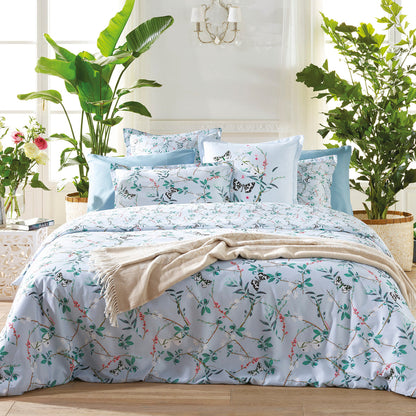 Pillowcase(s) cotton satin - Buddleia Teal