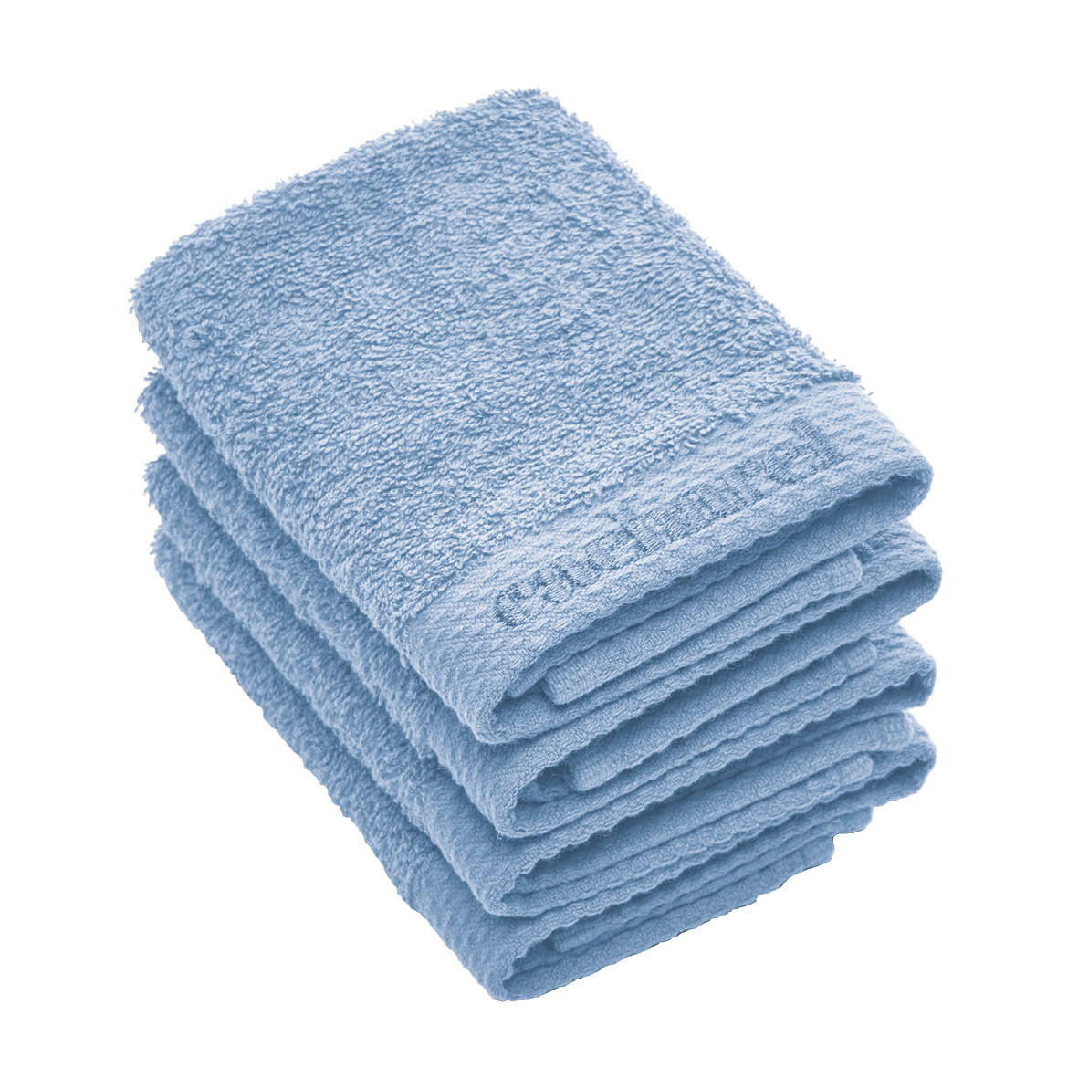 4 guest towels - 30 x 30 cm Sky blue