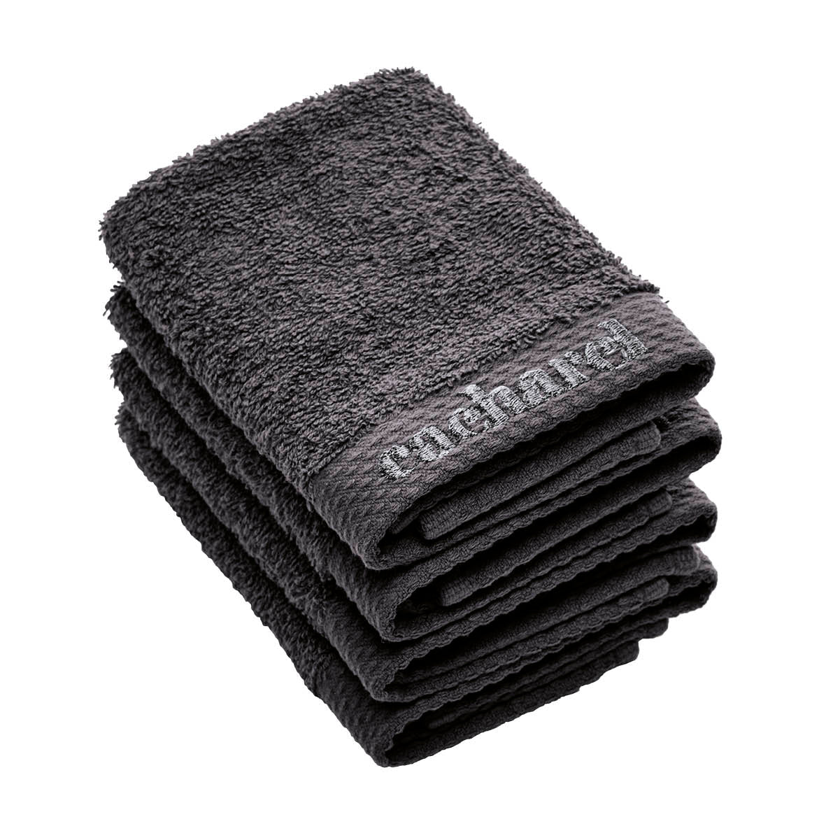 4 guest towels - 30 x 30 cm Dark grey