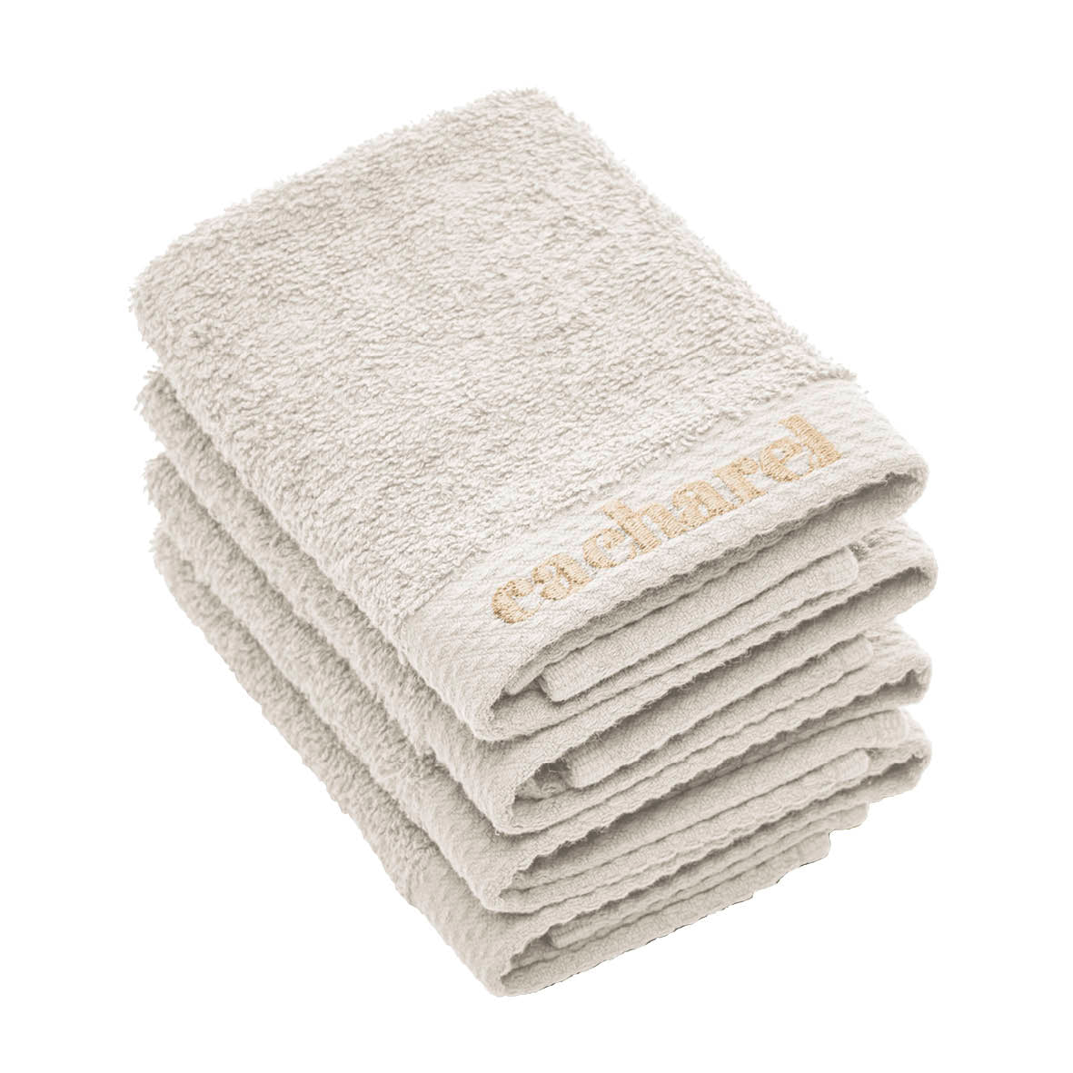 4 guest towels - 30 x 30 cm Sand