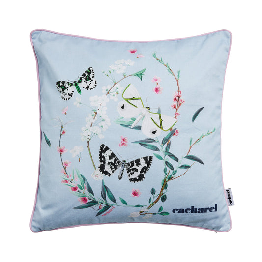 Cushion cotton - Buddleia Teal 45 x 45 cm