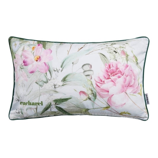 Cushion cotton - Jardin de Roses Thyme Green 30 x 50 cm