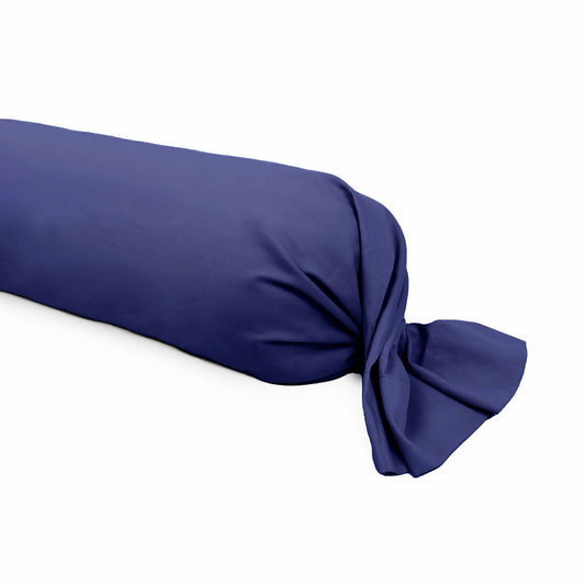 Bolster pillowcase - Uni Dark blue