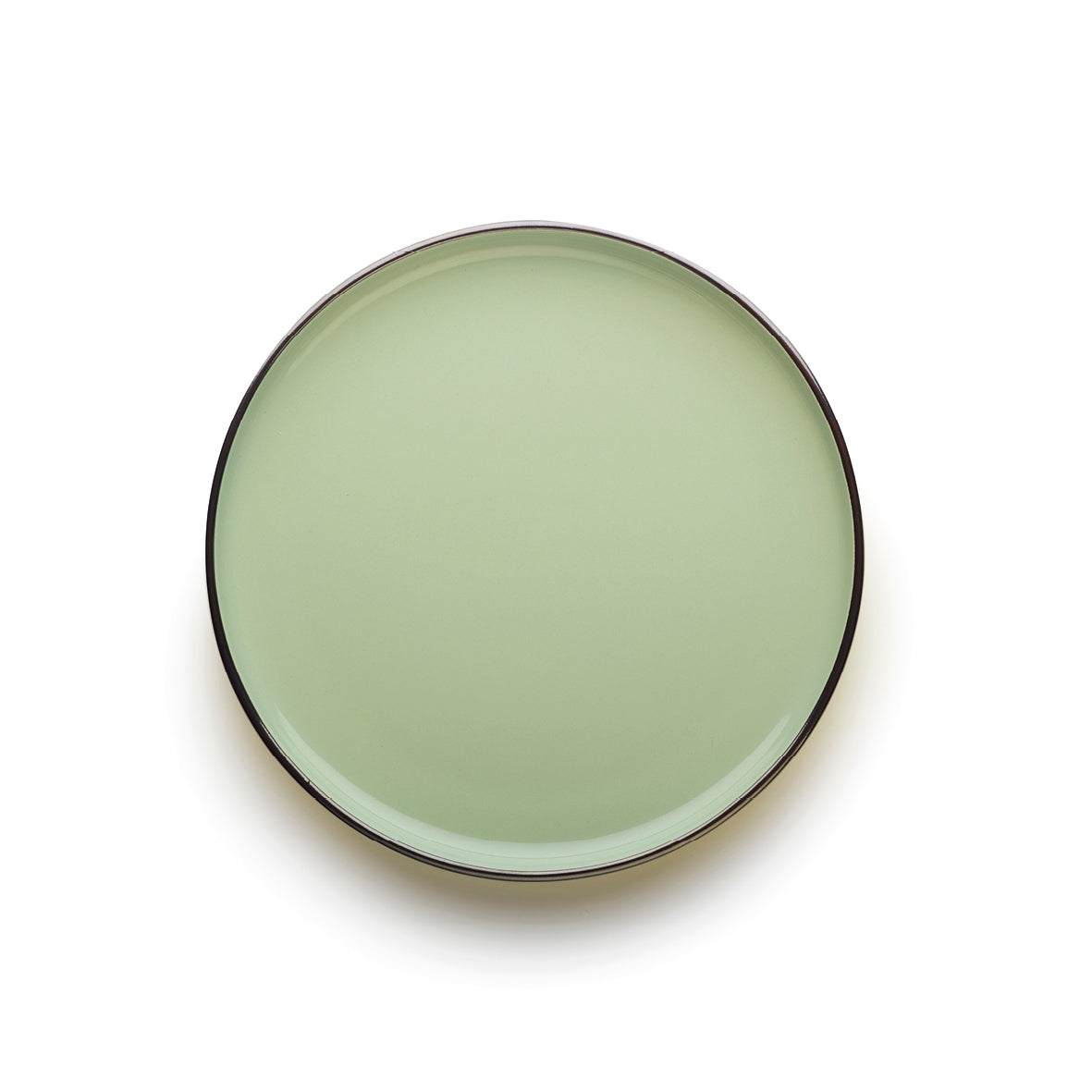 Set of 4 dinner plates - Light green