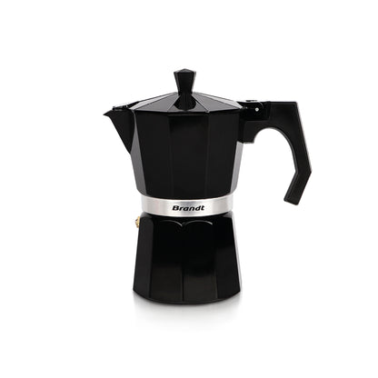 Coffee maker in aluminium 300 ml - Black