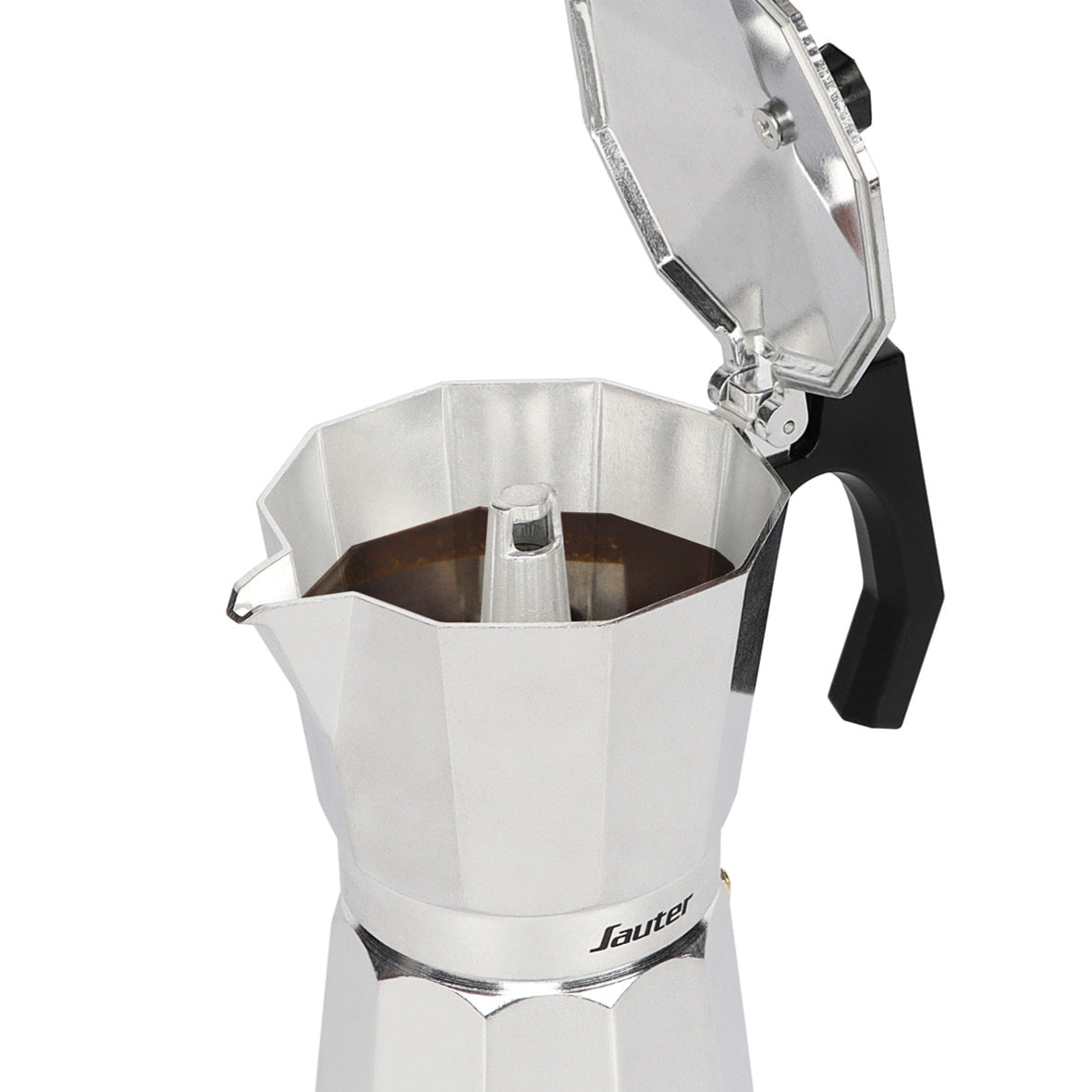 Coffee maker in aluminium 300 ml - Silver