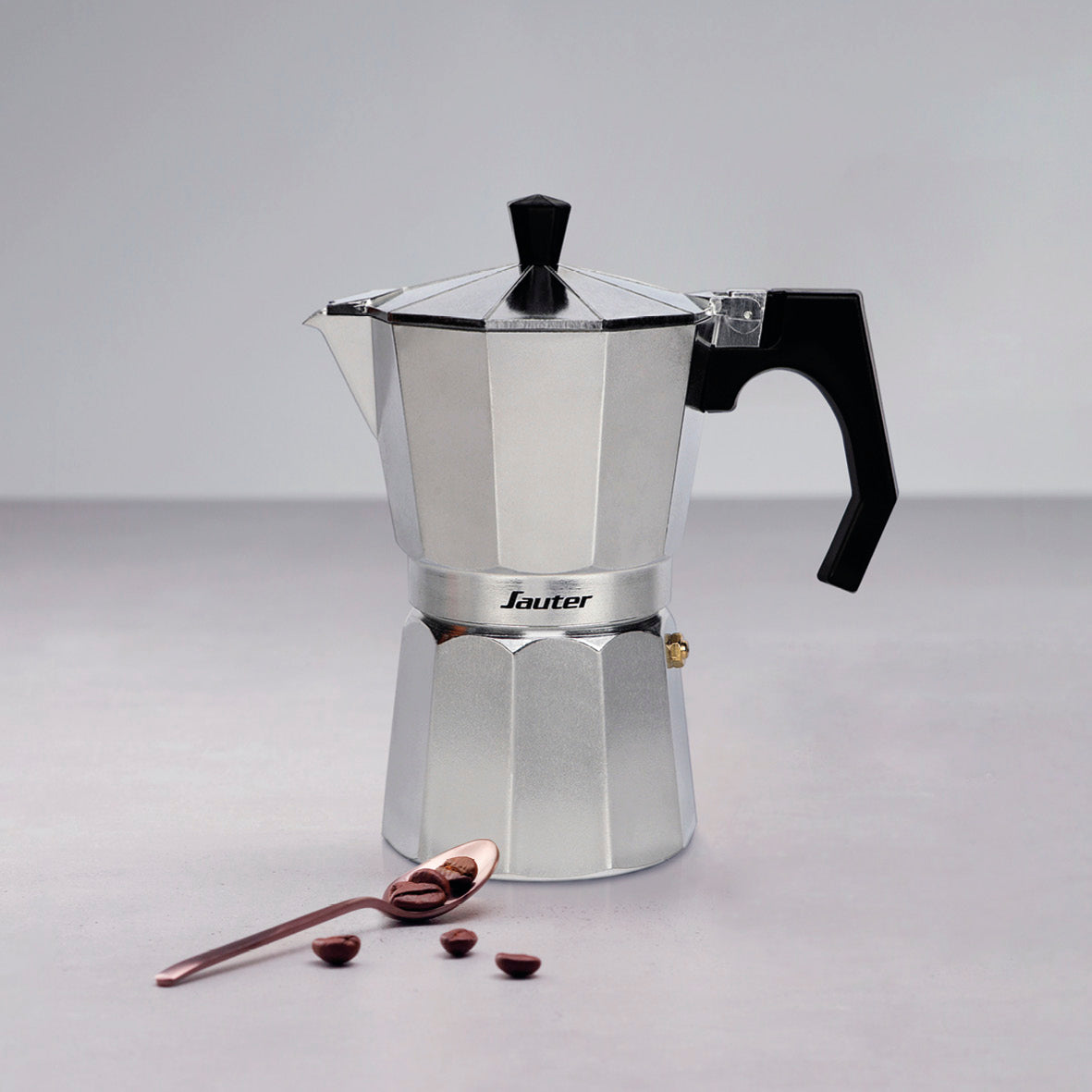 Coffee maker in aluminium 300 ml - Silver