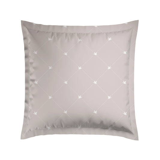 Pillowcase(s) cotton satin - Canards Taupe