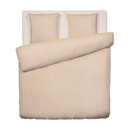 Duvet cover + pillowcase(s) cotton yarn dyed - Achile Taupe