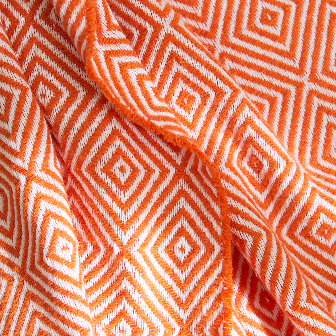 Woven plaid Milan Orange - 130 x 180 cm