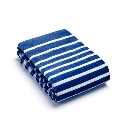 Beach towel Diego Dark Blue - 90 x 180 cm