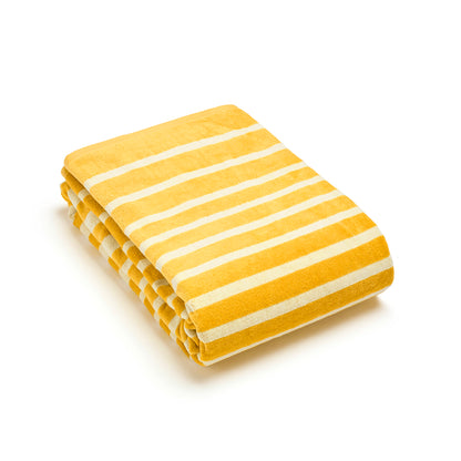 Beach towel Diego Yellow - 90 x 180 cm