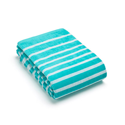 Beach towel Diego Turquoise - 90 x 180 cm