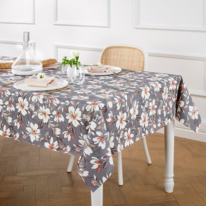 Nappe enduite anti-tache - Coucher de soleil Gris foncé