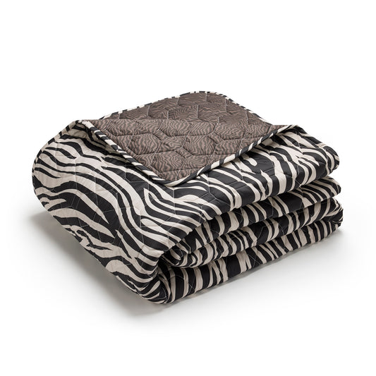 Bedspread XL - Paradis zébré Black