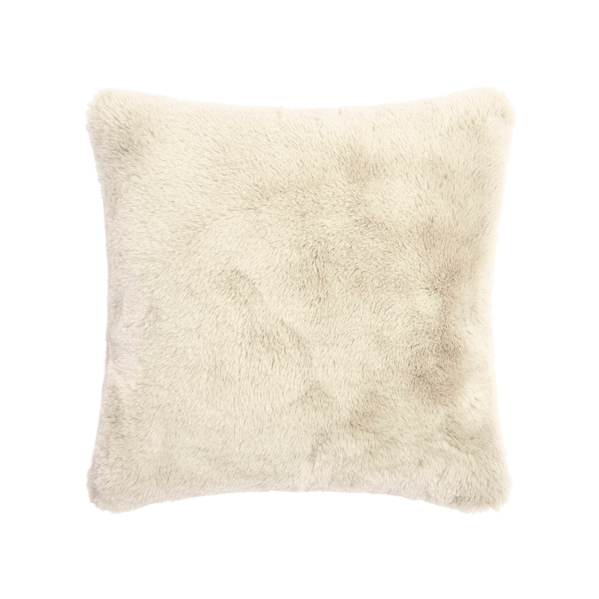 Cushion cover fake fur white : 40 x 40 cm