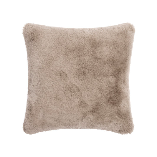 Cushion cover fake fur  Beige - 40 x 40 cm