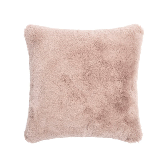 Cushion cover fake fur  Light pink - 40 x 40 cm