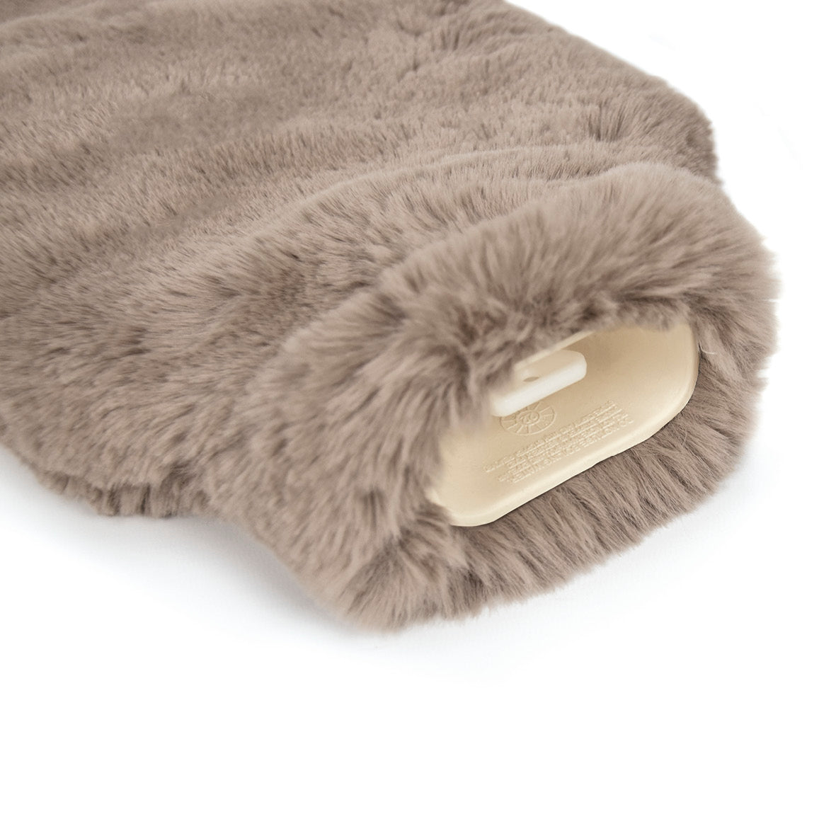 Hot water bottle with cover Beige - 20 x 33 cm