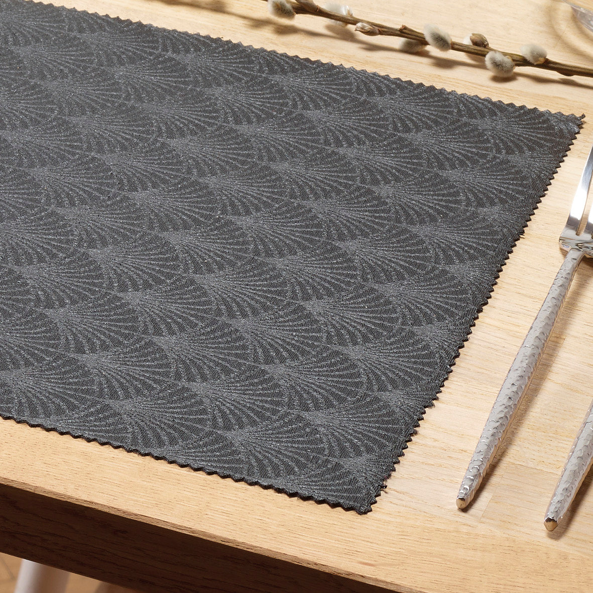 Set of 2 placemats - Nilo Black