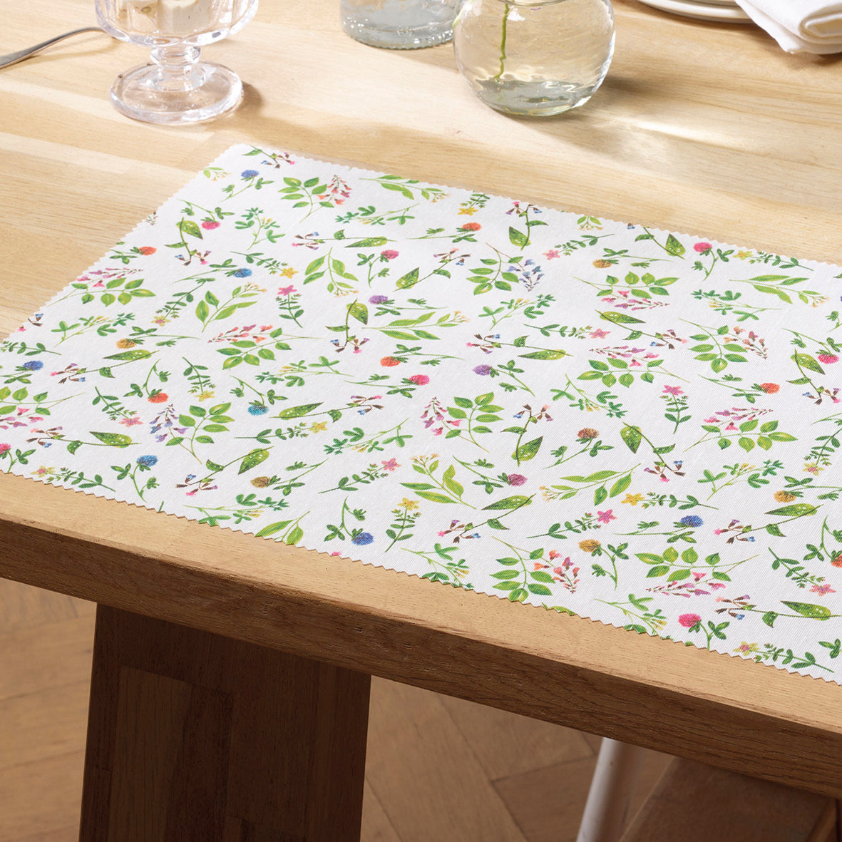 Set of 2 placemats - Elisa White