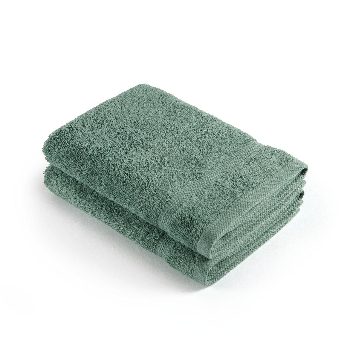 Set of 2 kitchen towels - 45 x 45 cm Bottle green