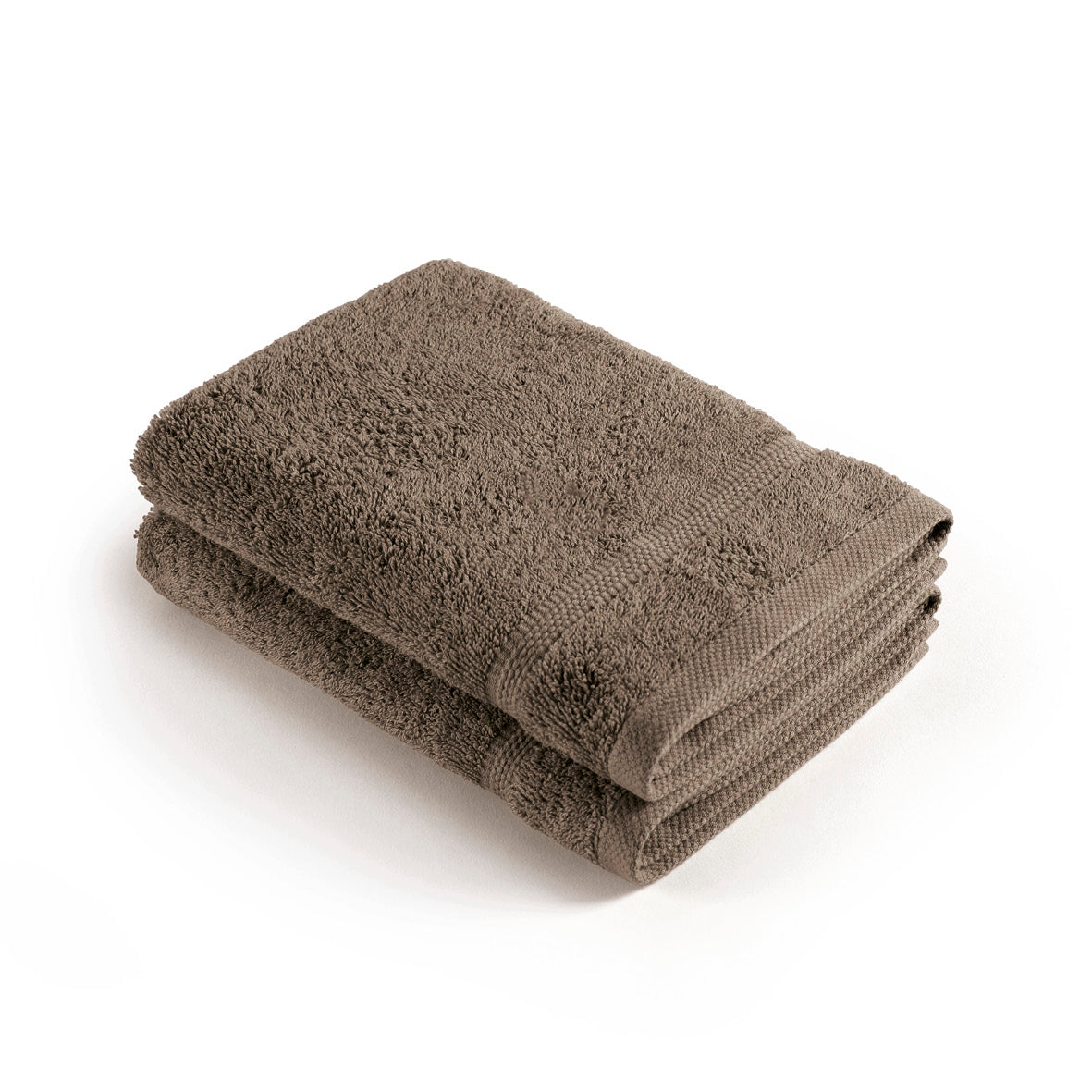 Set of 2 kitchen towels - 45 x 45 cm Brown