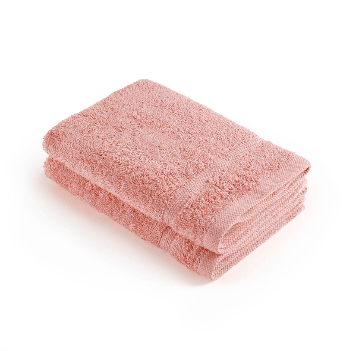 Set of 2 kitchen towels - 45 x 45 cm Salmon pink