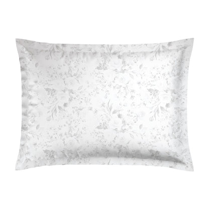 Pillowcase(s) cotton satin - Roseraie Black/white