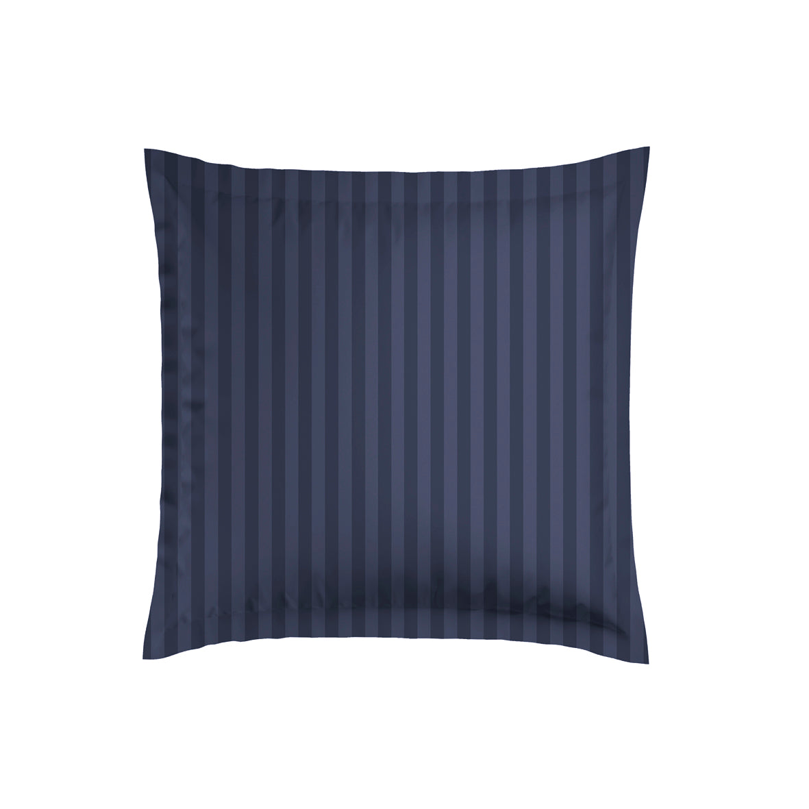 Pillowcase(s) cotton satin dobby stripe woven - Dark blue