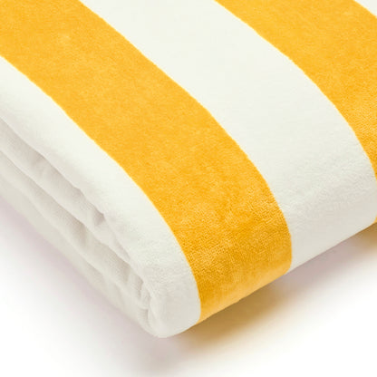 Beach towel Axel Yellow - 90 x 180 cm