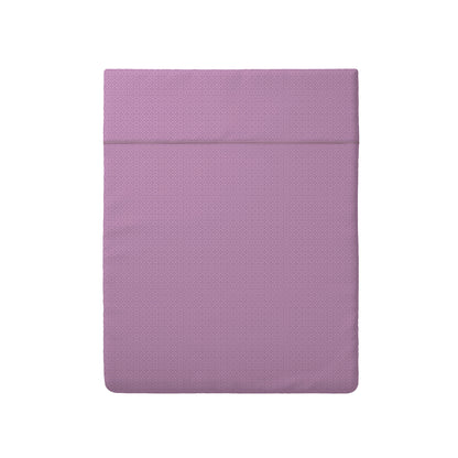 Drap plat satin de coton - Lina fleurs Violet 