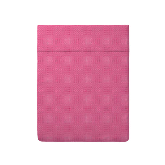 Flat sheet cotton satin - Lina fleurs Pink