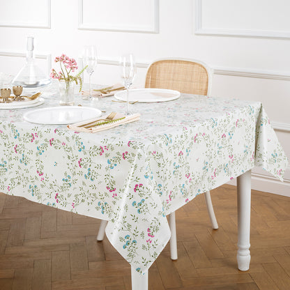 Tablecloth - Pré de fleurs Off-white