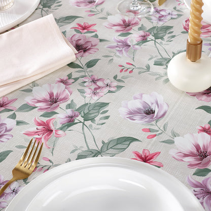 Tablecloth - Ode florale Grey