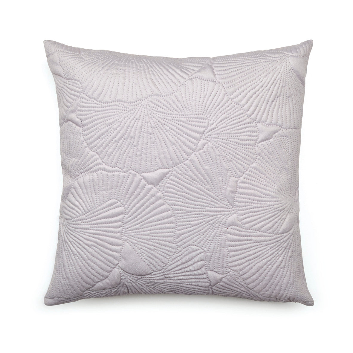 Housse de coussin velours avec dessin fleuri : taupe