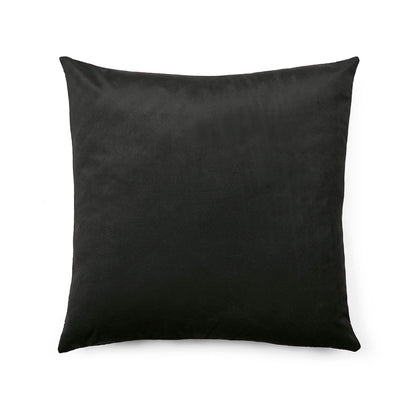 Cushion cover embossed - flower Anthracite