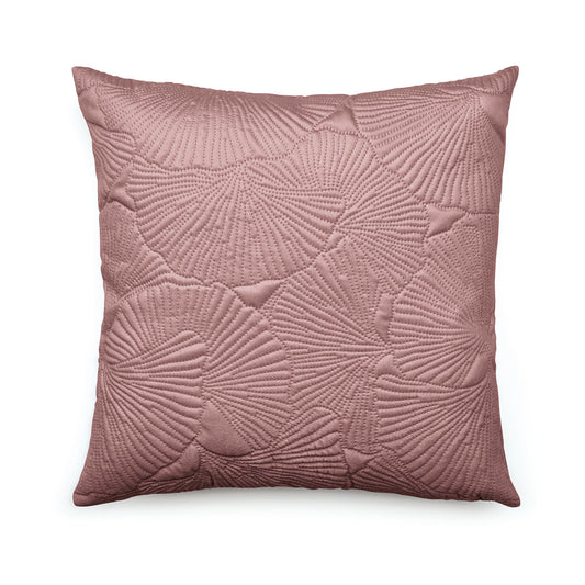 Cushion cover embossed - flower Old pink