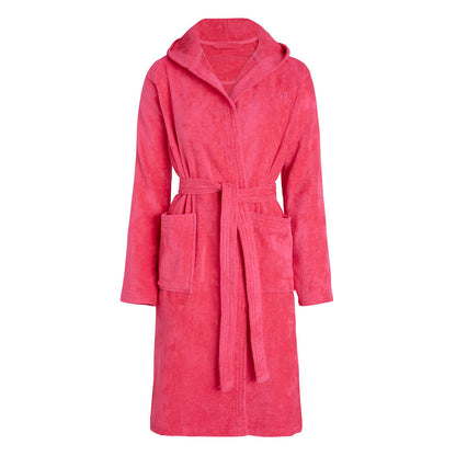 Hooded bathrobe - Fuchsia