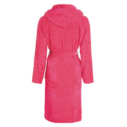 Hooded bathrobe - Fuchsia